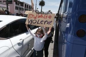 America Protests Santa Monica