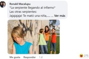 Reacciones al caso de la niña que mordió a una serpiente