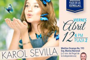 Karol Sevilla está en su momento, 21 años después cumple otro sueño de la infancia