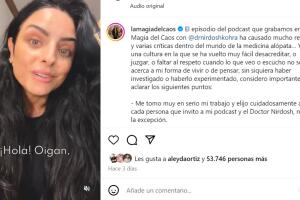 Aislinn Derbez salió a defenderse de las críticas que recibió por los comentarios que hizo en su podcast.