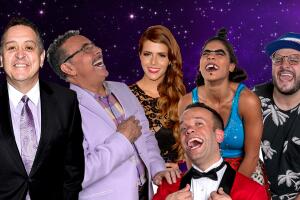 Claudia Álvarez y Pablo La Torre de Jalisco Ramírez en Me Caigo de Risa