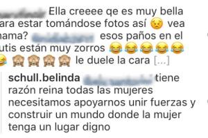 Mamá de Belinda la defiende 
