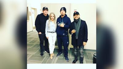 Frankie J And Baby Bash Perform Vamonos Together For The First Time In San Antonio Univision 98 5 The Beat Radio San Antonio Kbbt Fm Univision