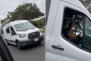 Arrestan a sujeto que gritó insultos racistas y le arrojó café a camionero mexicano