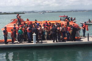 Ferry que viajaba de Santo Domingo a Puerto Rico se incendió