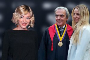 Edith González, Lorenzo Lazo y Lourdes Peláez 
