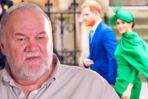 Thomas Markle, Meghan Markle y el príncipe Harry