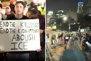 protestas renee good minneapolis ICE san marcos austin texas