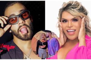 Wendy Guevara recibe beso de Manuel Turizo.