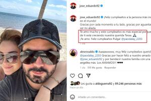 Así reveló de manera oficial José Eduardo Derbez el nombre de su bebé: se llamará Tessa.