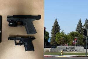 Un menor de edad ingresó a Sanger High School con una arma fantasma cargada.