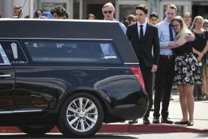 Memorial Service Held For Kendrick Castillo Who Died After Tackling One Of The Gunmen During The STEM School Highlands Ranch Shooting