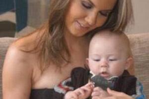 Michelle Vieth y sus hijos