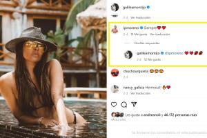 Galilea Montijo muestra su belleza y su galán Isaac Moreno reacciona