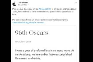 Redes se molestaron por no incluir a Ignacio López Tarso en los Premios Oscar 2024.