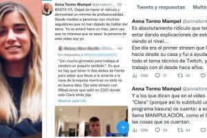 Anna Tormo Mampel, una empleada de Gerard Piqué, asegura ser ella y no Clara Chía Marti la que sale en un video en donde el ex de Shakira hace un 'live' desde su casa. 