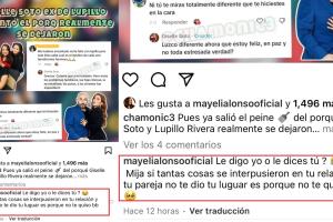 Mayeli Alonso reaccionó así ante mensaje de Giselle Soto, la exnovia de Lupillo Rivera quien aparentemente le habría hecho responsable de su separación.  