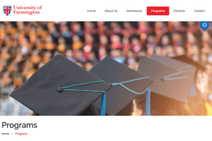 La ficticia Universidad de Farmington