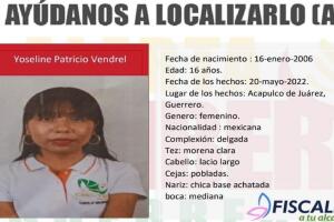 Joselin Patricio secuestrada Acapulco