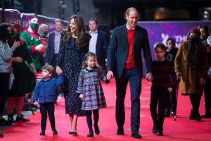 The Duke and Duchess Of Cambridge And Their Family Attend Special Pantomime Performance