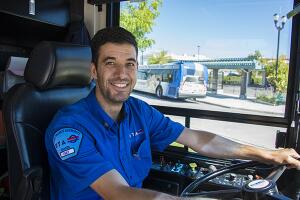 Chofer de autobús en Utah 