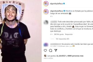 Tekashi fue fichado así en República Dominicana. 
