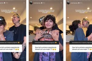 Romina Marcos y su pareja, Laura Salazar, se mostraron afectuosas en videos de Instagram.