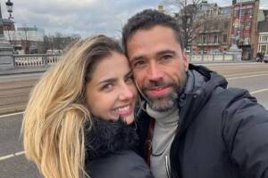 Michelle Renaud y Matías Novoa