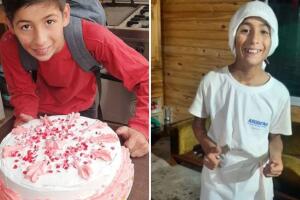 Joaquín Nahuel, el niño pastelero