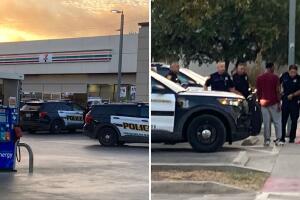 ladrón robo auto niño 10 años gasolinera San Antonio Texas