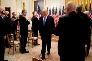 President Trump Delivers Remarks In Honor Of Bay Of Pigs Veterans