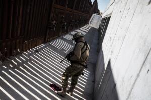Militia patrolling the border in New Mexico