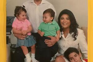 Victoria Ruffo y sus hijos