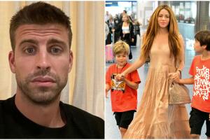 Piqué llega a casa de Shakira "serio" y "nervioso" para recoger a sus hijos