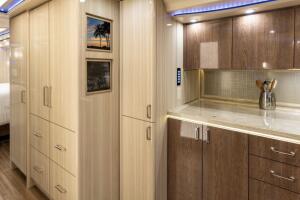 Justin Biebers' new touring motor home.