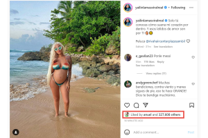 Yailin La Más Viral embarazada en bikini