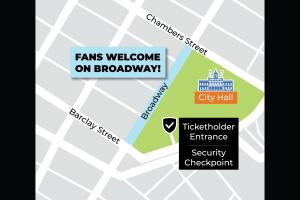 La ceremonia de reconocimiento al Gotham FC se realizará frente al Ayuntamiento.