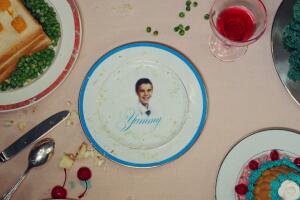 Justin Bieber Yummy plate