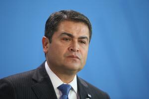 Honduran President Hernandez Meets With Angela Merkel