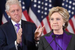 9 de noviembre de 2016: día difícil para Hillary Clinton, cuando reconoció el triunfo de Donald Trump en las presidenciales.