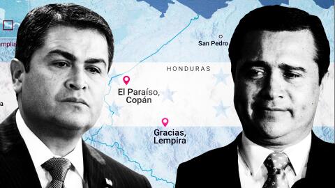 Las montañas de Honduras desde donde los narcos presuntamente ayudaron al presidente Hernández
