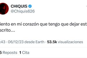 Chiquis se vio en la necesidad de expresar que se siente amanazada.  