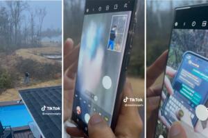 Mujer descubre infidelidad gracias al zoom de la cámara de su teléfono celular