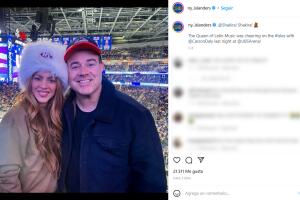 Shakira y Carson Daly