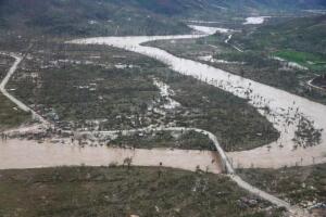 River near Jeremie after Hurricane Matthew