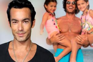 Aarón Díaz, Lola Ponce y sus hijas