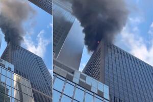 Incendio en edificio de Midtown Manhattan provoca evacuaciones cerca del desfile de San Patricio.