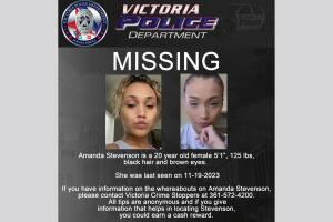 Amanda Stevenson desaparecida sospechoso se quita la vida Victoria Texas