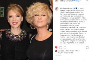 Christian Bach y Edith González