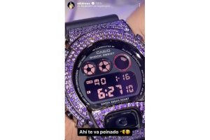 Eduin Caz presumió un reloj Casio 
